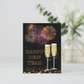 Cartes Pour Fêtes Annuelles Champagne (Debout devant)