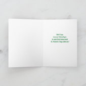Cartes Pour Fêtes Annuelles Champagne Tabby Chat St CATrick's Day Charmant (Intérieur)