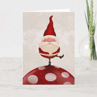 Cartes Pour Fêtes Annuelles Champignon du père noël