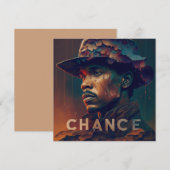 Cartes Pour Fêtes Annuelles Chance (Devant / Derrière)