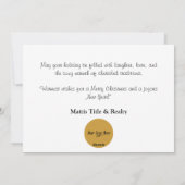 Cartes Pour Fêtes Annuelles Chandails de Noël fantastiques sur une ligne (Dos)