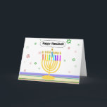 Cartes Pour Fêtes Annuelles Channukah heureux Menora/Chanukia<br><div class="desc">hanuka,  hannuka,  hannukah,  hanukah,  hannukkah,  hanoukka,  chanuka,  channuka,  channukah,  chanukah,  channukkah,  chanukia de chanukkah,  chanukkia,  hanukia,  hanukkia,  menora,  mennora,  vacances de menorra,  vacances,  juives,  Judaïsme,  "hanoukka heureux",  visage heureux",  candélabres, </div>