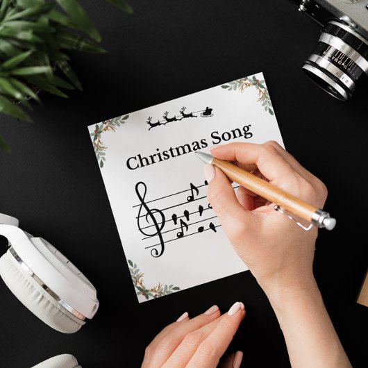 Cartes Pour Fêtes Annuelles Chanson de Noël Père Ornement en céramique
