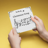 Cartes Pour Fêtes Annuelles Chanson de Noël Père Ornement en céramique