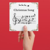 Cartes Pour Fêtes Annuelles Chanson de Noël Père Ornement en céramique