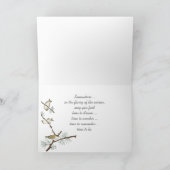 Cartes Pour Fêtes Annuelles Chanson de Noël Silencieuse (Intérieur)