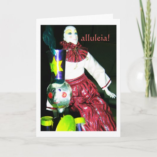 Cartes Pour Fêtes Annuelles Chant de joie (Devant)