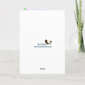 Cartes Pour Fêtes Annuelles Chant de Noël chantant Kitty (Dos)