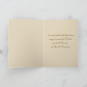 Cartes Pour Fêtes Annuelles Chant des Anges Religieux Béni Mère (Intérieur)