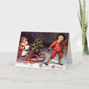 Cartes Pour Fêtes Annuelles Chanter des chants de Noël