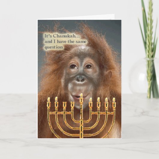 Cartes Pour Fêtes Annuelles Chanukah (Devant)