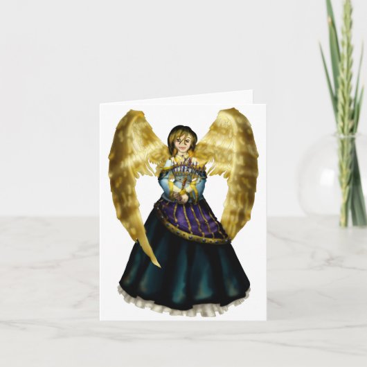 Cartes Pour Fêtes Annuelles Chanukah Angel (Devant)
