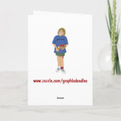 Cartes Pour Fêtes Annuelles Chanukah heureux ! (Dos)