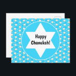 Cartes Pour Fêtes Annuelles Chanukah Jelly Doughnut Etoiles juives Snowflakes<br><div class="desc">Ce ruban fait un joli ajout à votre emballage cadeau Chanukah. Ou l'utiliser avec du papier couleur solide comme contraste. Sacs cadeaux,  ballotins et papier d'emballage correspondants disponibles.</div>