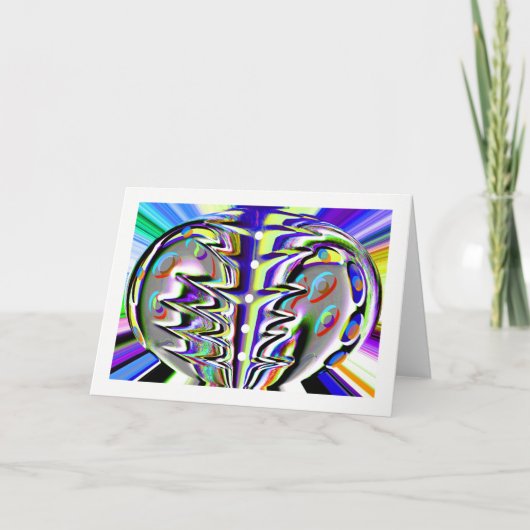 Cartes Pour Fêtes Annuelles chaos cosmique (Devant)