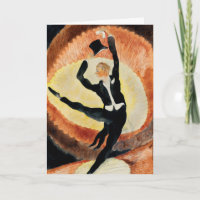 Chapeau haut-de-forme de danseur masculin Art déco