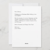 Cartes Pour Fêtes Annuelles Chapelle neigeuse la nuit | Scène de Noël éclatant (Dos)