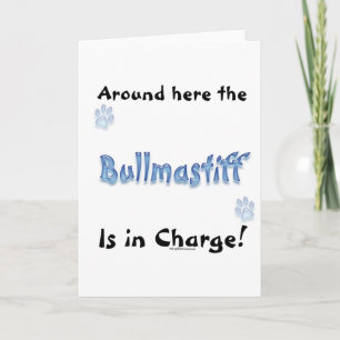 Cartes Pour Fêtes Annuelles Chargement Bullmastiff