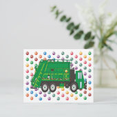 Cartes Pour Fêtes Annuelles Chariot de Noël Décembre (Debout devant)