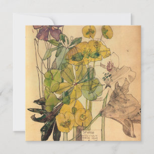 Cartes Pour Fêtes Annuelles Charles Rennie Mackintosh - Spurge With Yham 1909