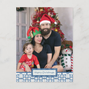 Cartes Pour Fêtes Annuelles Charleterie de Noël et pétales de fleurs