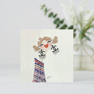 Cartes Pour Fêtes Annuelles Charlotte Est Une Bonne Illustration De Mode