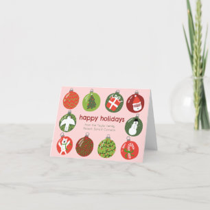 Cartes Pour Fêtes Annuelles Charmante décoration de Noël Vintage Noël PERSONNA
