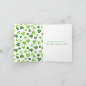 Cartes Pour Fêtes Annuelles Charme irlandais : Saint Patrick's Day (Intérieur)