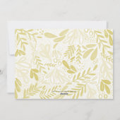 Cartes Pour Fêtes Annuelles Chartreuse Bramble | Photo botanique festive (Dos)