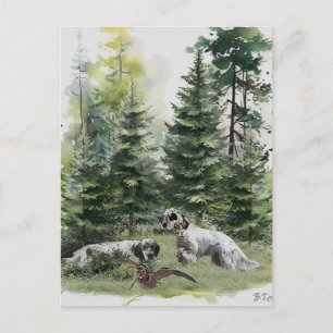 Cartes Pour Fêtes Annuelles Chasse à la bécasse, Chasse à la bécasse, Art