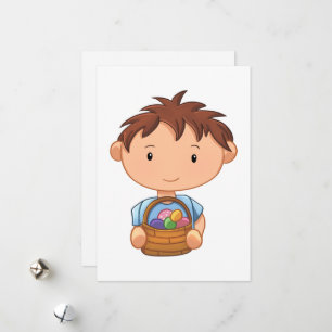Cartes Pour Fêtes Annuelles Chasse aux oeufs de Pâques