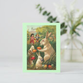 Cartes Pour Fêtes Annuelles Chasse aux oeufs de Pâques (Debout devant)