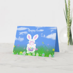Cartes Pour Fêtes Annuelles Chasse aux oeufs de Pâques