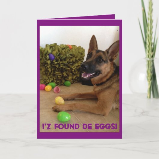 Cartes Pour Fêtes Annuelles Chasseur d'oeufs (Devant)