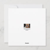 Cartes Pour Fêtes Annuelles Chat Bengal chantant anniversaire Saint Valentin f (Dos)