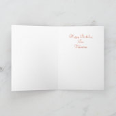Cartes Pour Fêtes Annuelles Chat d'anniversaire de Valentine (Intérieur)