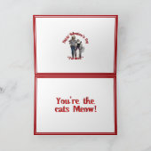 Cartes Pour Fêtes Annuelles Chat de cow-boy occidental (Intérieur)