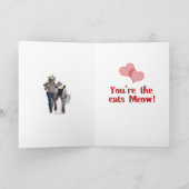 Cartes Pour Fêtes Annuelles Chat de cow-boy occidental (Intérieur)