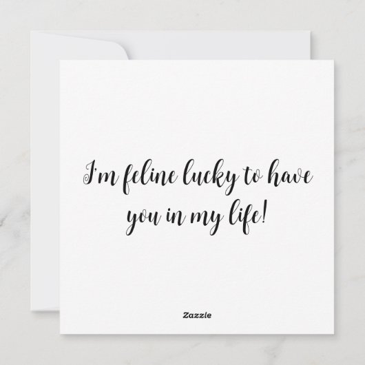 Cartes Pour Fêtes Annuelles Chat de la Saint-Valentin en patchwork (Dos)