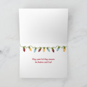 Cartes Pour Fêtes Annuelles Chat de Noël (Intérieur)