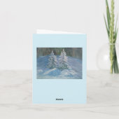 Cartes Pour Fêtes Annuelles chat de Noël (Dos)