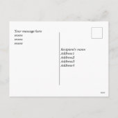 Cartes Pour Fêtes Annuelles Chat de Noël dans un Casquette - nom modifiable (Dos)