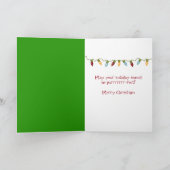 Cartes Pour Fêtes Annuelles Chat de Noël en casquette (Intérieur)