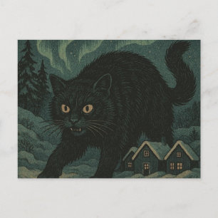 Cartes Pour Fêtes Annuelles Chat de Noël islandais Yule