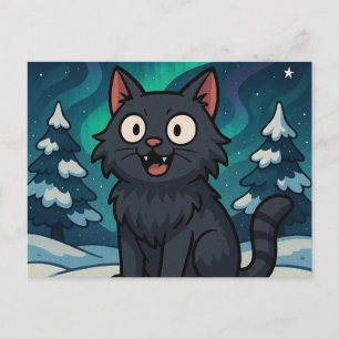 Cartes Pour Fêtes Annuelles Chat de Noël islandais Yule