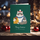 Cartes Pour Fêtes Annuelles Chat de poupée mignonne