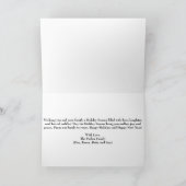 Cartes Pour Fêtes Annuelles Chat de vacances à couverture verte Orange Kitten (Intérieur)