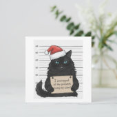 Cartes Pour Fêtes Annuelles Chat drôle j'ai déballé tous les cadeaux (Debout devant)