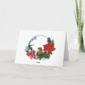 Cartes Pour Fêtes Annuelles Chat drôle moche de Noël (Dos)