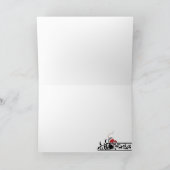 Cartes Pour Fêtes Annuelles Chat drôle moche de Noël (Intérieur)